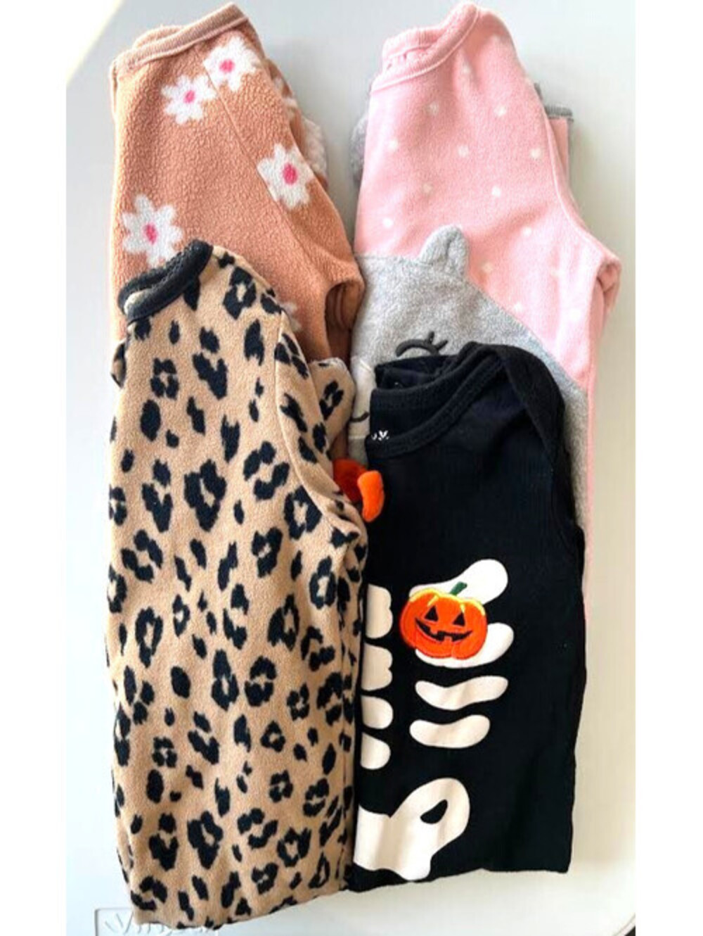 Girls Clothing Bundle-Size 24 Mon, Lot of 4 Pieces, Halloween Outfit, 3 Sleepers